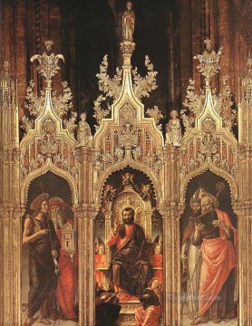  triptych Canvas - Triptych Of St Mark 1474 Bartolomeo Vivarini